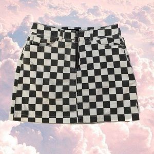 Urban outfitters BDG checkered skirt